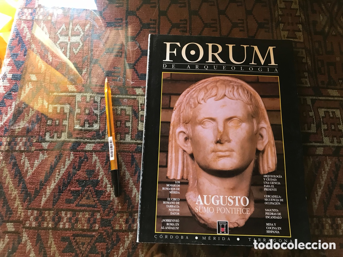 Libros de segunda mano: Augusto sumo Pont&iacute;fice. F&oacute;rum de Arqueolog&iacute;a. - Foto 1