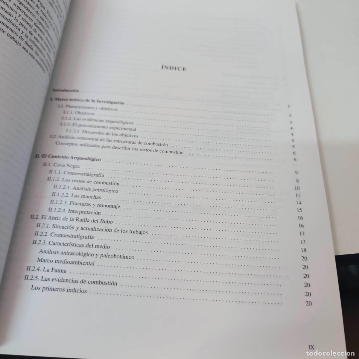 Libros de segunda mano: ESTUDIO DE LAS ESTRUCTURAS DE COMBUSTION PREHISTORICAS - Foto 5