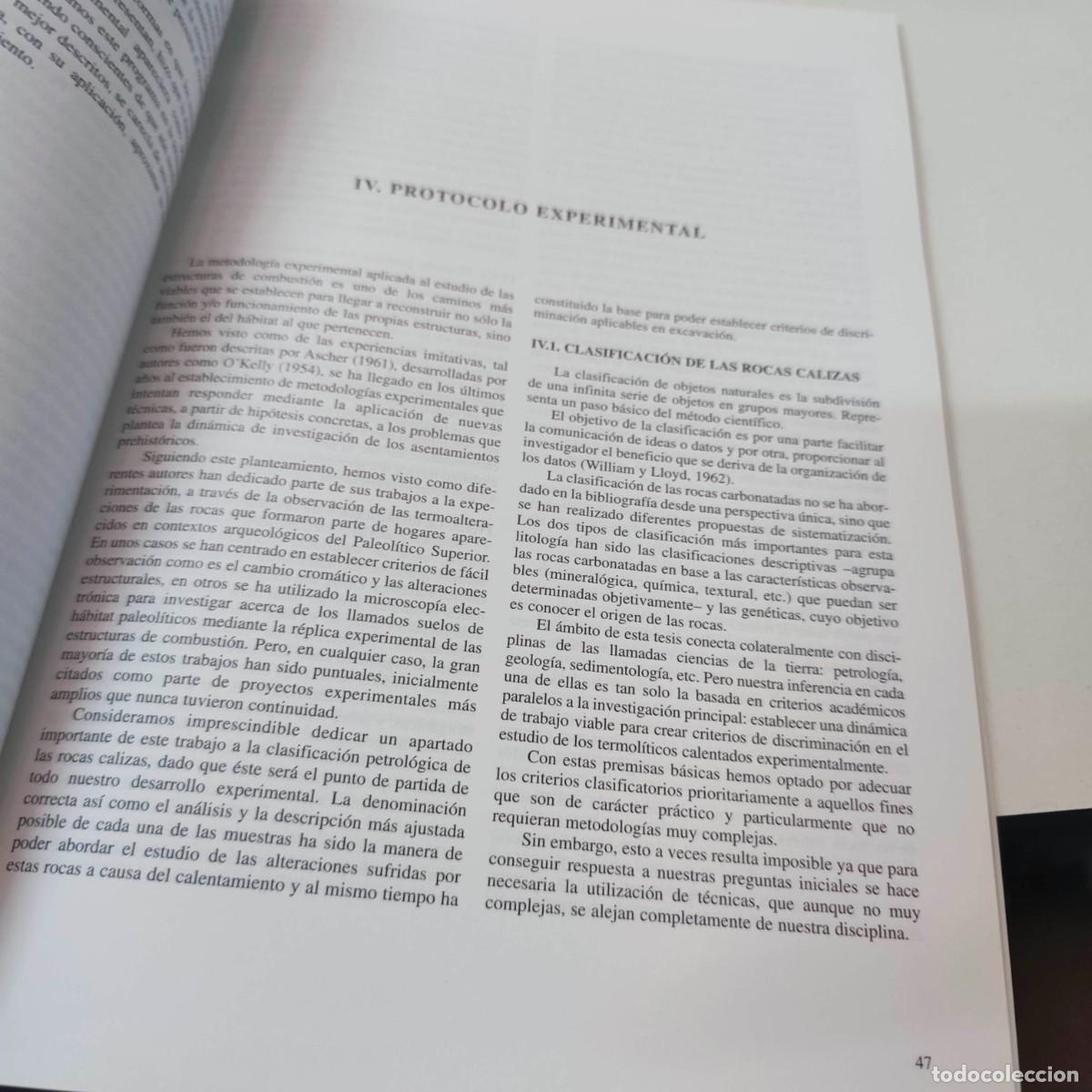 Libros de segunda mano: ESTUDIO DE LAS ESTRUCTURAS DE COMBUSTION PREHISTORICAS - Foto 7