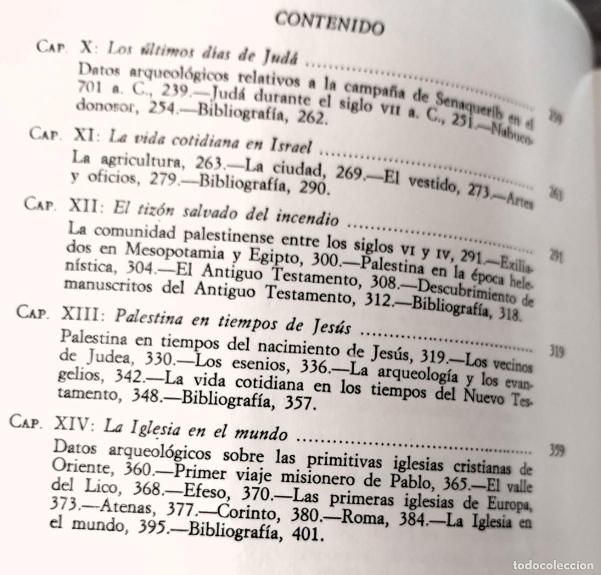 Libros de segunda mano: G. E. Wright, Arqueolog&iacute;a b&iacute;blica, ed. Cristiandad, 1975, - Foto 4