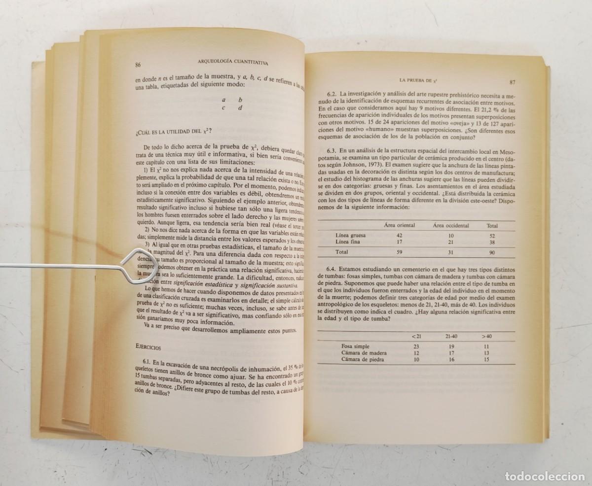 Libros de segunda mano: Arqueolog&iacute;a cuantitativa. Stephen Shennan - Foto 7