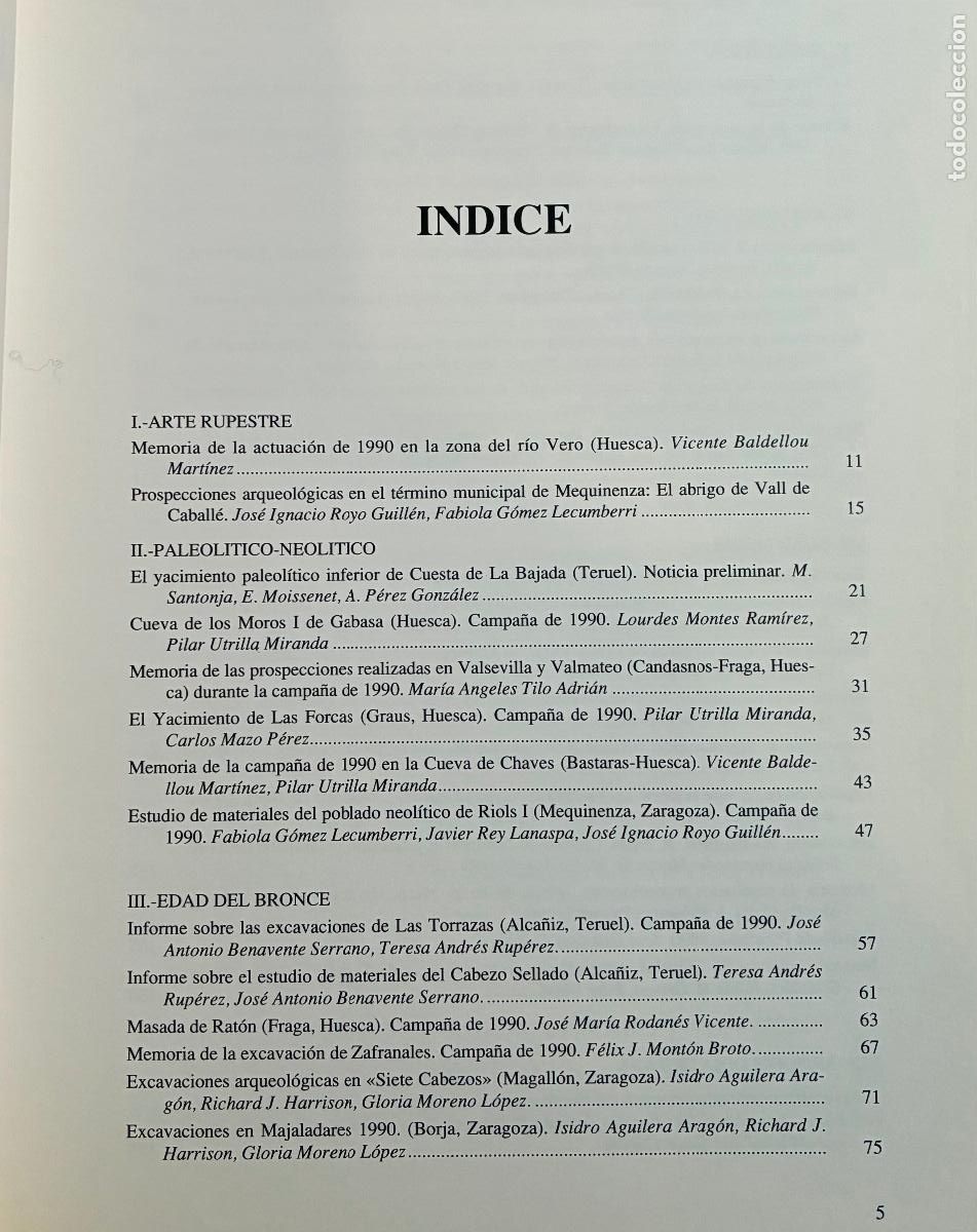 Libros de segunda mano: ARQUEOLOGIA ARAGONESA 1990 - Foto 2