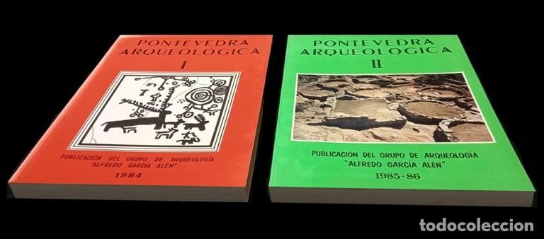 Libros de segunda mano: �F2679 - [2 TOMOS]. PONTEVEDRA ARQUEOLOGICA [TOMO I+II]. ARQUEOLOGIA. ALFREDO GARCIA ALEN. GALICIA.