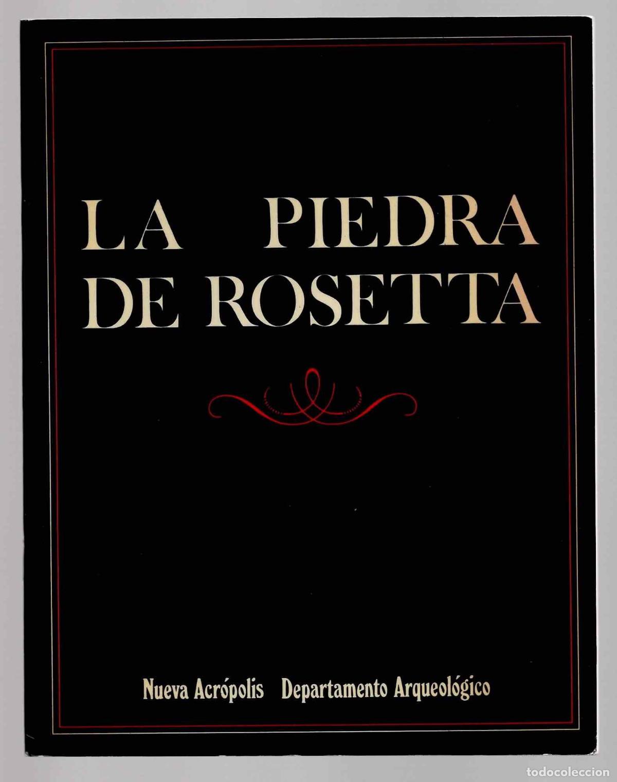 Libros de segunda mano: LA PIEDRA DE ROSETTA. NUEVA ACROPOLIS DEPARTAMENTO ARQUEOLOGICO NAVARRA, 1982