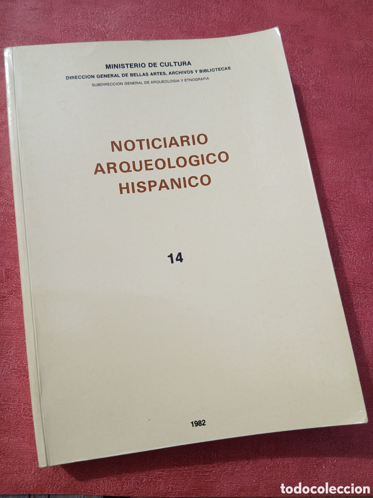 Libros de segunda mano: Noticiario arqueol&oacute;gico hisp&aacute;nico 14.
