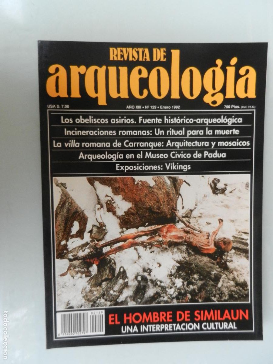 Libros de segunda mano: REVISTA DE ARQUEOLOG&Iacute;A - N&ordm; 129 - ENERO 1992 - VER INDICE - OBELISCOS, INCINERACIONES ROMANAS ...