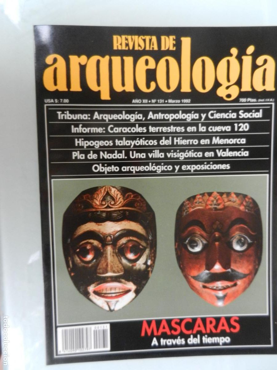 Libros de segunda mano: REVISTA DE ARQUEOLOG&Iacute;A - N&ordm; 131 - MARZO 1992 - VER INDICE - PLA DE NADAL, VILLA VISIG&Oacute;TICA VALENCIA