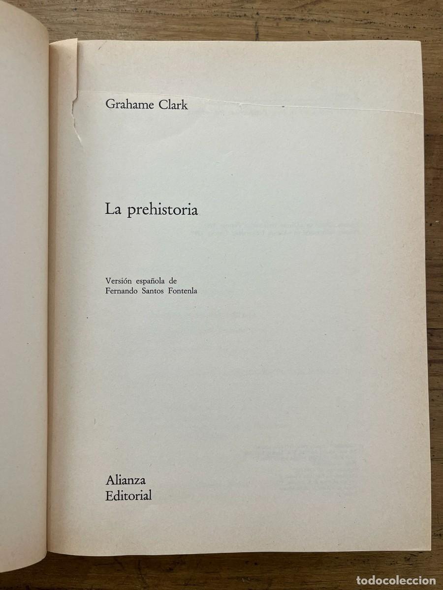 Libros de segunda mano: La prehistoria (Grahame Clark) - Foto 3