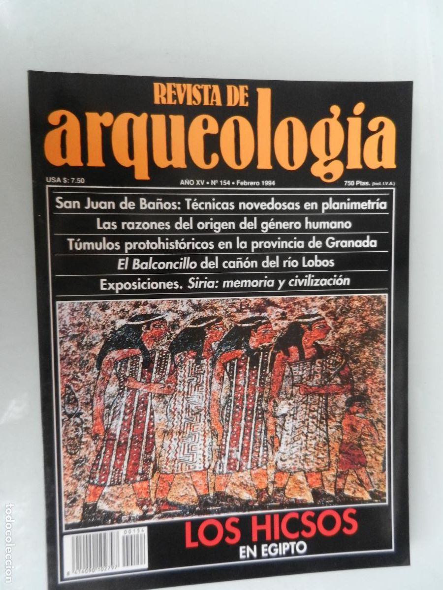 Libros de segunda mano: REVISTA DE ARQUEOLOG&Iacute;A - N&ordm; 154 - FEBRERO1994 - VER INDICE -LOS HICSOS EN EGIPTO