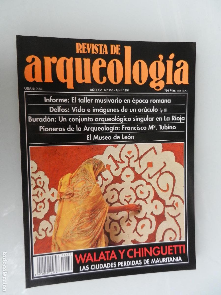 Libros de segunda mano: REVISTA DE ARQUEOLOG&Iacute;A - N&ordm; 156 - ABRIL 1994 - VER INDICE -WALATA Y CHINGUETTI