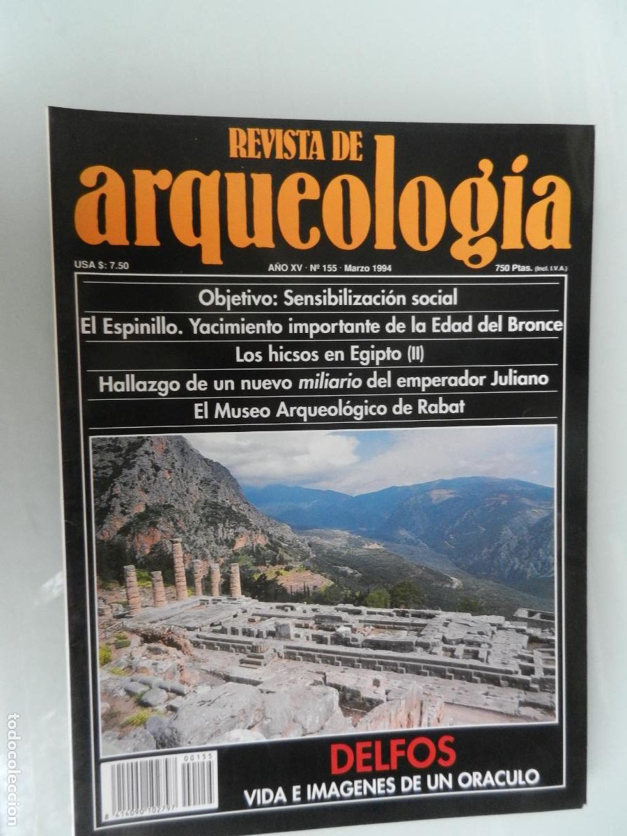 Libros de segunda mano: REVISTA DE ARQUEOLOG&Iacute;A - N&ordm; 155 - MARZO 1994 - VER INDICE -DELFOS