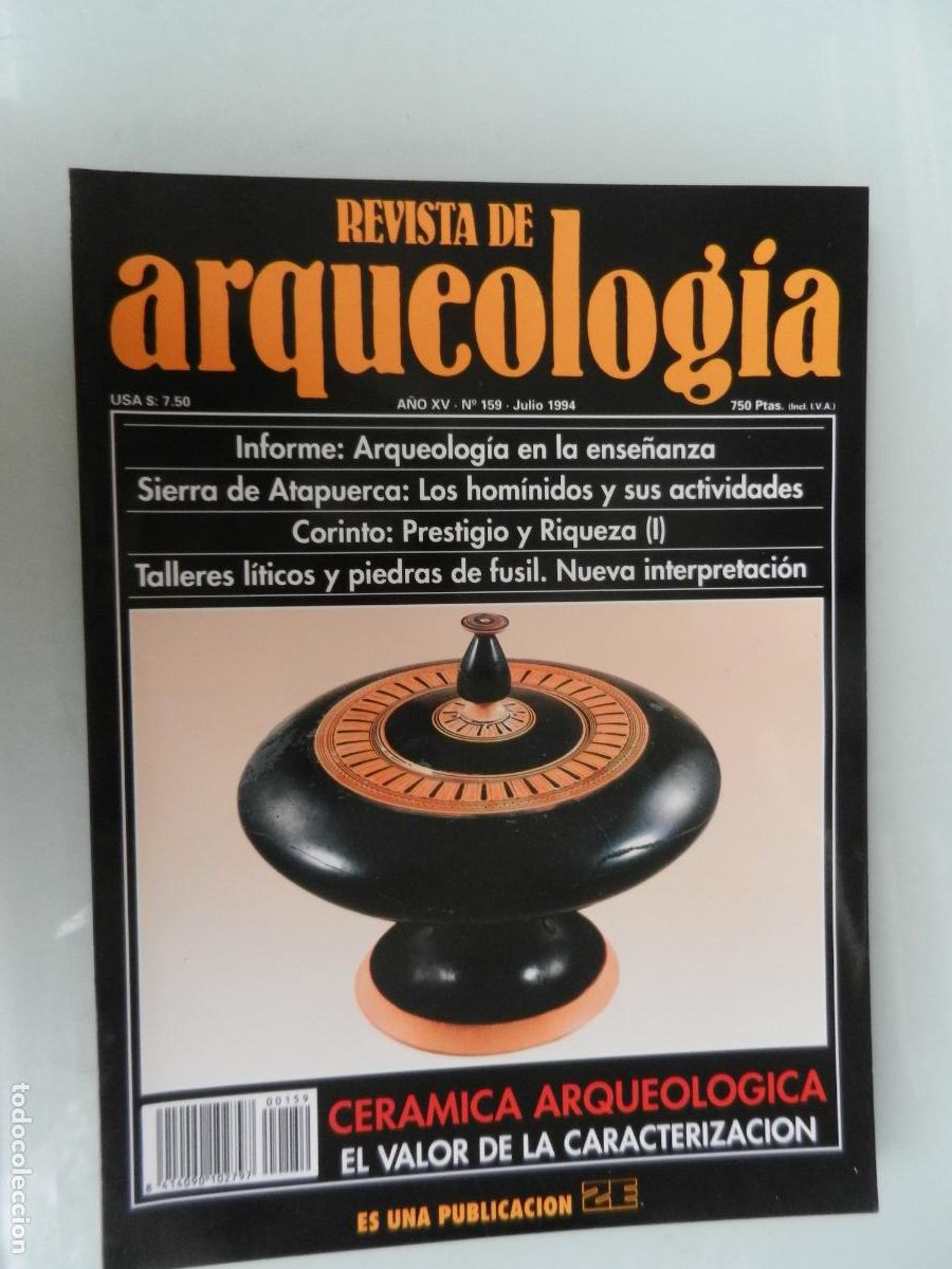 Libros de segunda mano: ARQUEOLOG&Iacute;A REVISTA - N&ordm; 159 - JULIO 1994 - VER INDICE -CERAMICA ARQUEOLOGICA