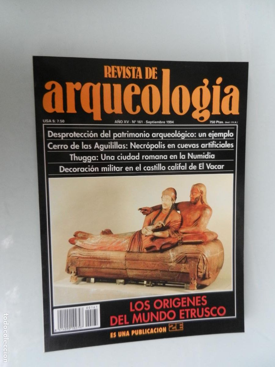 Libros de segunda mano: ARQUEOLOG&Iacute;A REVISTA - N&ordm; 161 - SEPTIEMBRE 1994 - VER INDICE -LOS ORIGENES DEL MUNDO ETRUSCO