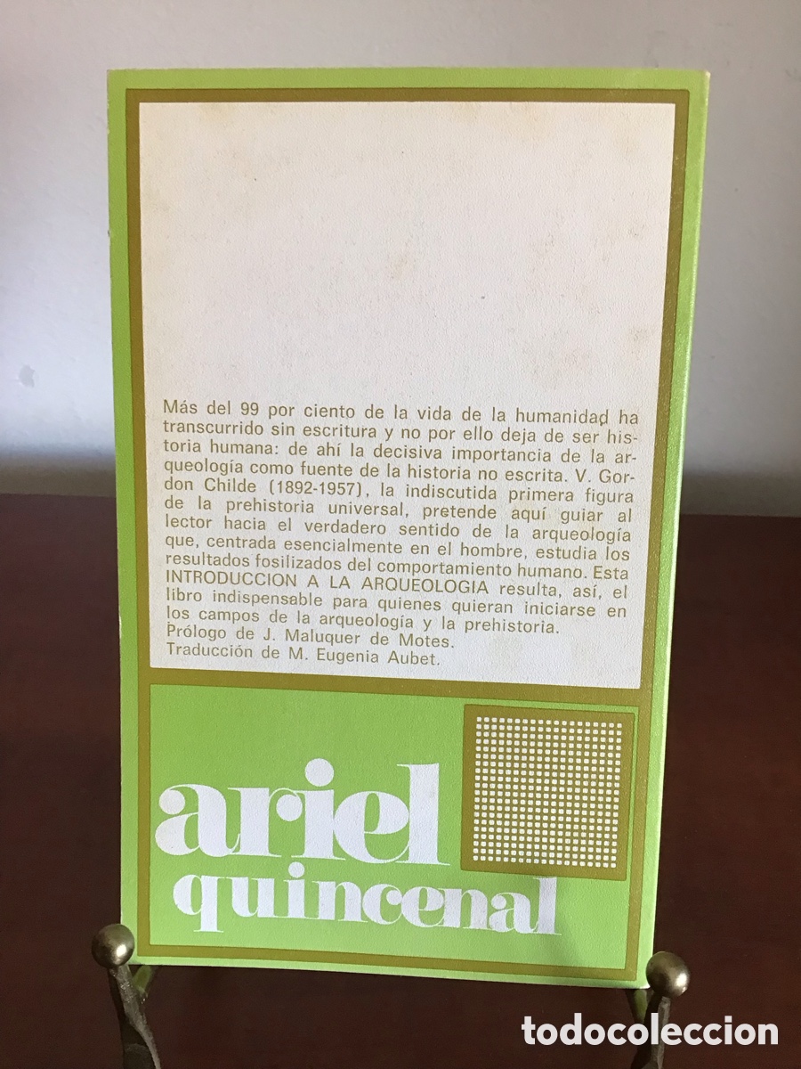 Libros de segunda mano: Introducci&oacute;n a la Arqueolog&iacute;a - V. Gordon Childe - Foto 3
