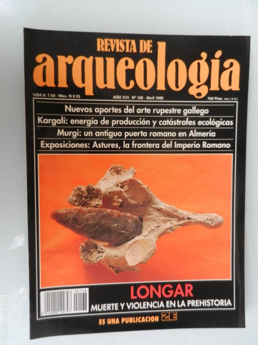 Libros de segunda mano: ARQUEOLOG&Iacute;A REVISTA - N&ordm; 168 - ABRIL 1995 - VER &Iacute;NDICE -LONGAR - MUERTE Y VIOLENCIA
