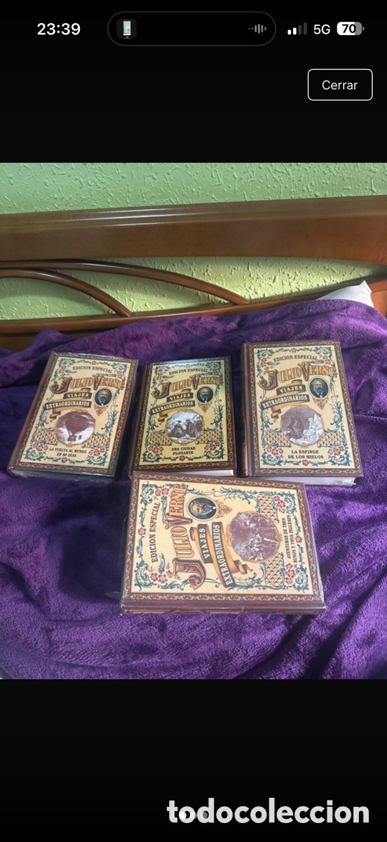Libros de segunda mano: Lote 4 Libros Julio Verne Edici&oacute;n Especial Viajes Extraordinarios CIL