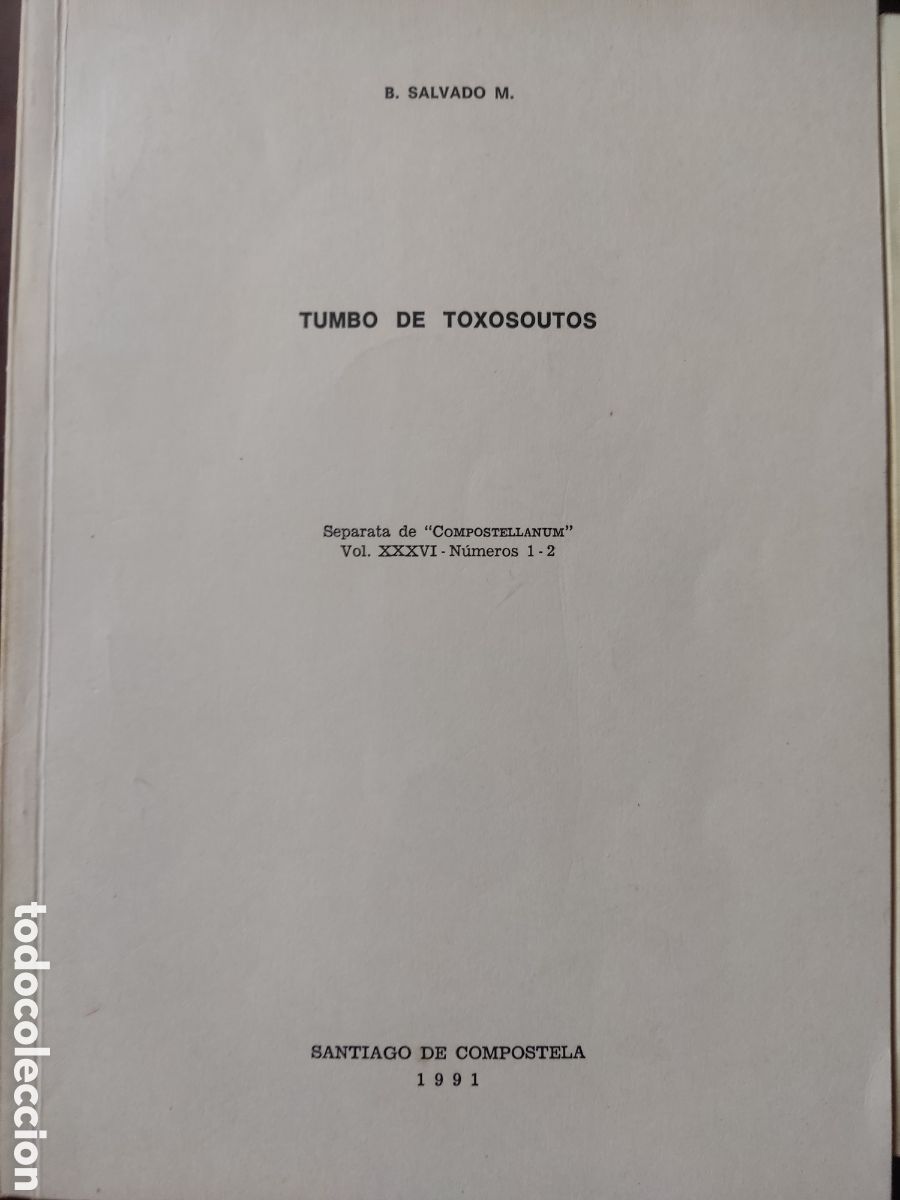 Libros de segunda mano: 2 libros Tumbo de Toxosoutos - Foto 2