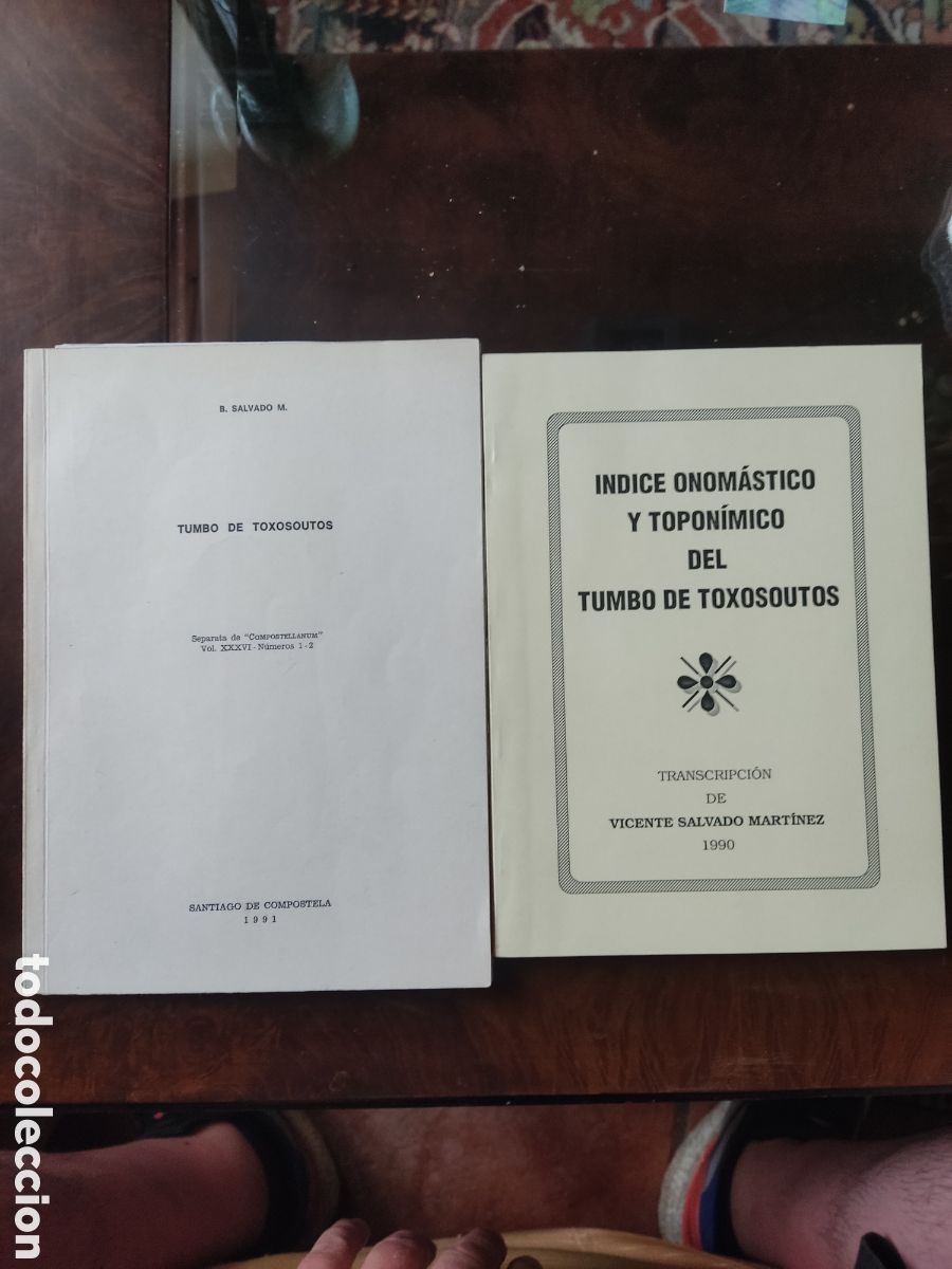 Libros de segunda mano: 2 libros Tumbo de Toxosoutos