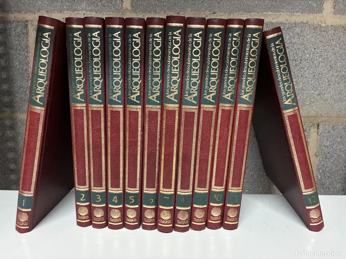 Libros de segunda mano: ARQUEOLOG&Iacute;A. 12 TOMOS. LOS GRANDES DESCUBRIMIENTOS DE LA ARQUEOLOG&Iacute;A. PLANETA-DE AGOSTINI, 1988.