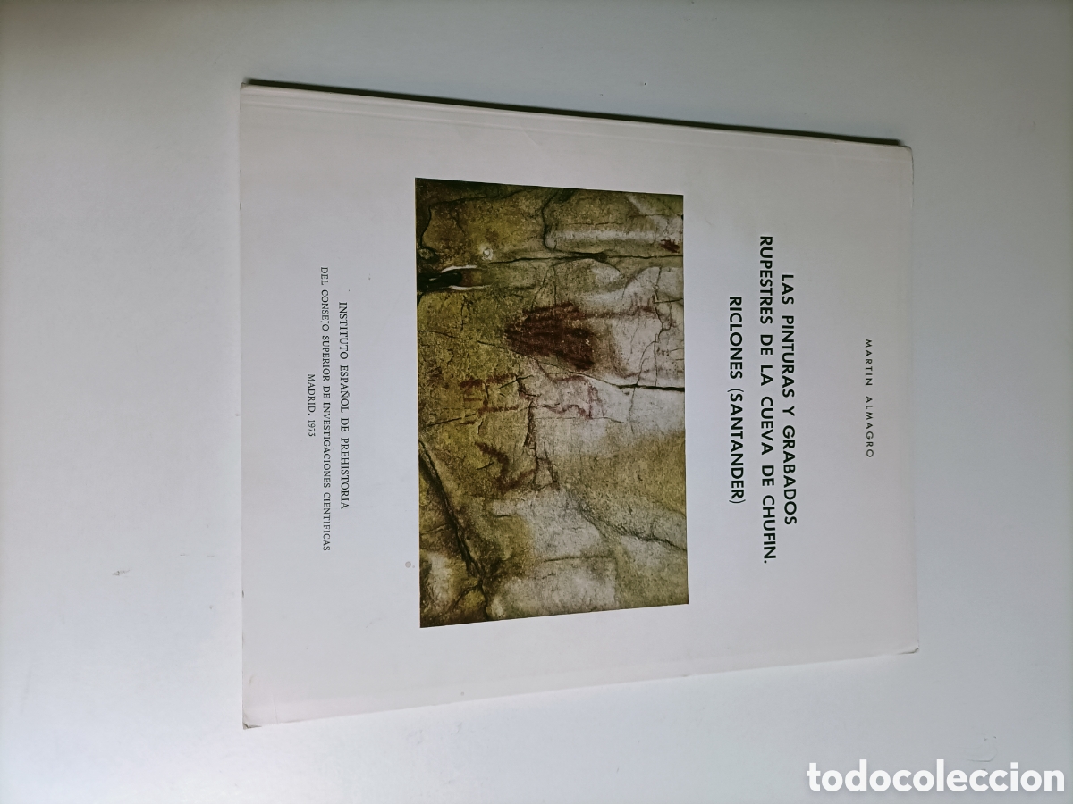 Libros de segunda mano: Las pinturas y grabados rupestres de la cueva de Chufin. Riclones Santander Mart&iacute;n Almagro