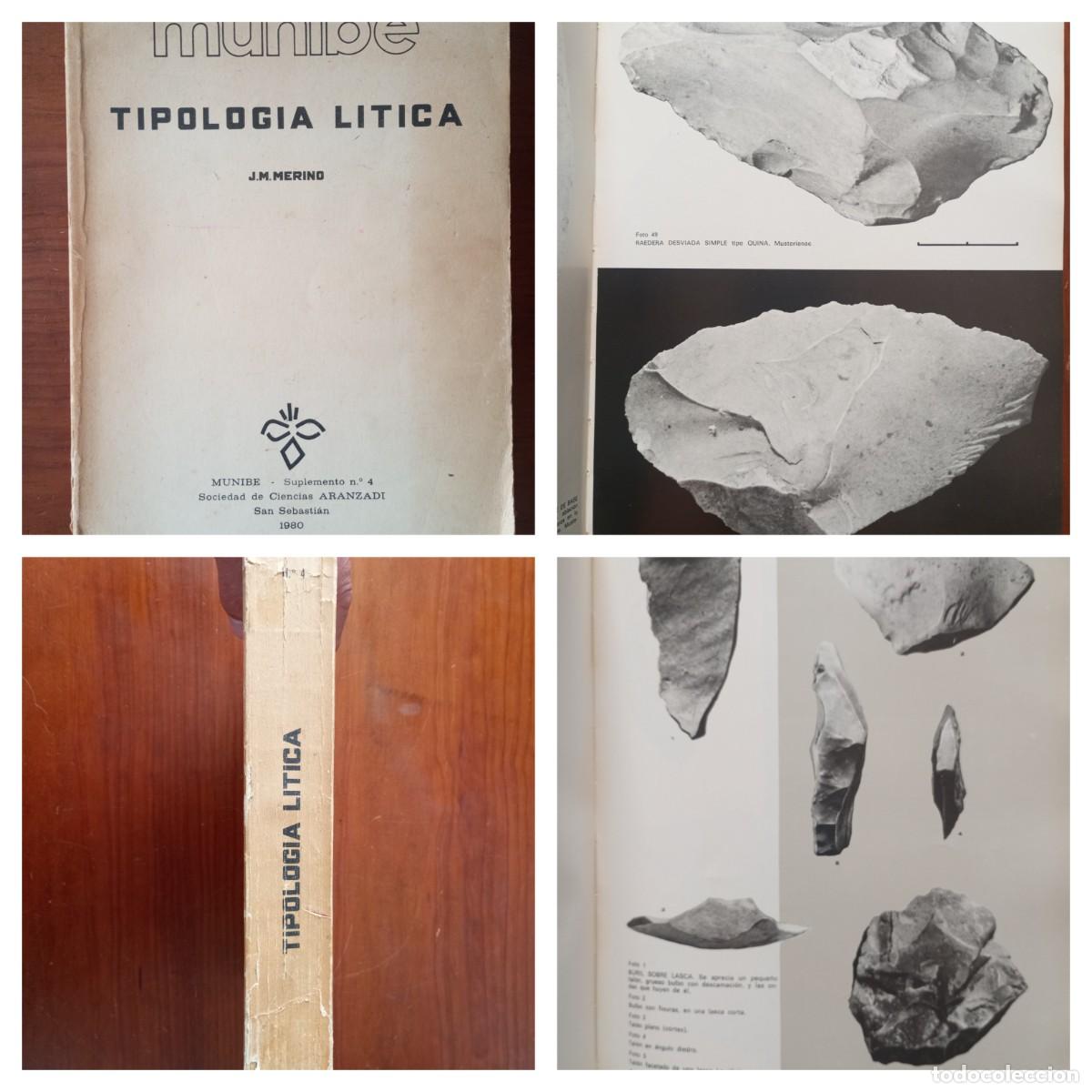 Libros de segunda mano: TIPOLOGIA LITICA MUNIBE JM MERINO LG45