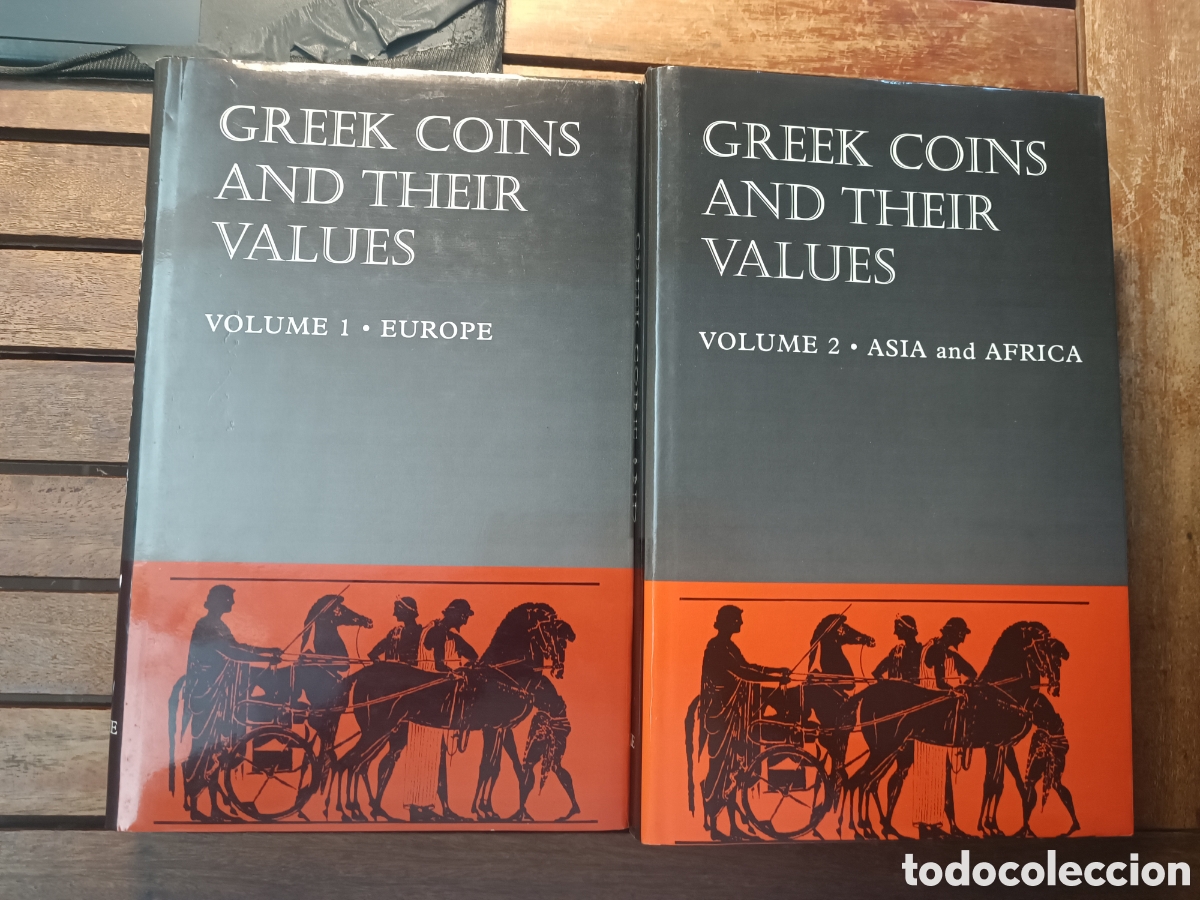 Libros de segunda mano: GREEK COINS AND THEIR VALUES 2 VOL SEABY DAVID R. SEAR EUROPE ASIA AND AFRICA 1978 1979 numism&aacute;tica