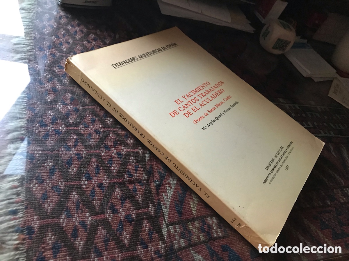 Libros de segunda mano: Yacimiento de cantos trabajados de el Aculadero. Puerto de Santa Mar&iacute;a, C&aacute;diz