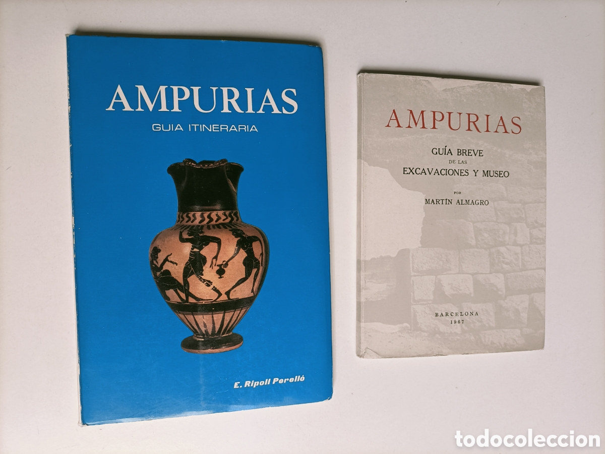 Libros de segunda mano: Lote 2 gu&iacute;as de Ampurias.. gu&iacute;a breve de las excavaciones y museo. Y descripci&oacute;n de las ruinas y Mus