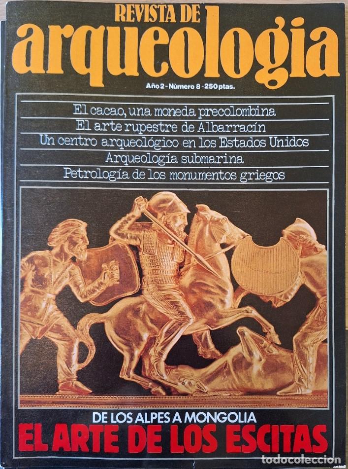 Libros de segunda mano: REVISTA DE ARQUEOLOGIA A&Ntilde;O 2 NUMERO 8. EL CACAO, UNA MONEDA PRECOLOMBINA. EL ARTE RUPESTRE DE ALBARR