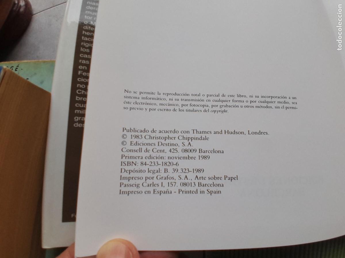 Libros de segunda mano: STONEHENGE. CHRISTOPHER CHIPPINDALE. DESTINO 1989 - Foto 5