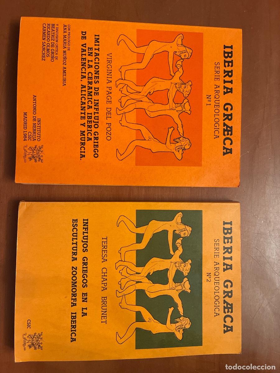 Libros de segunda mano: IMITACIONES DE INFLUJO GRIEGO EN LA CER&Aacute;MICA IB&Eacute;RICA. 2. INFLUJOS GRIEGOS EN LA ESCULTURA ZOOMORFA.