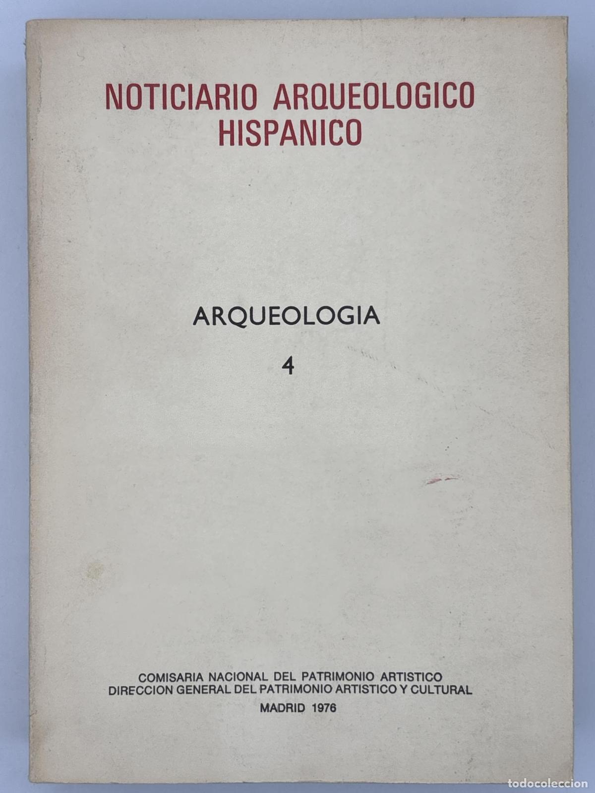 Second hand books: Noticiario de Arqueologia. (Tomo 4) - Varios Autores