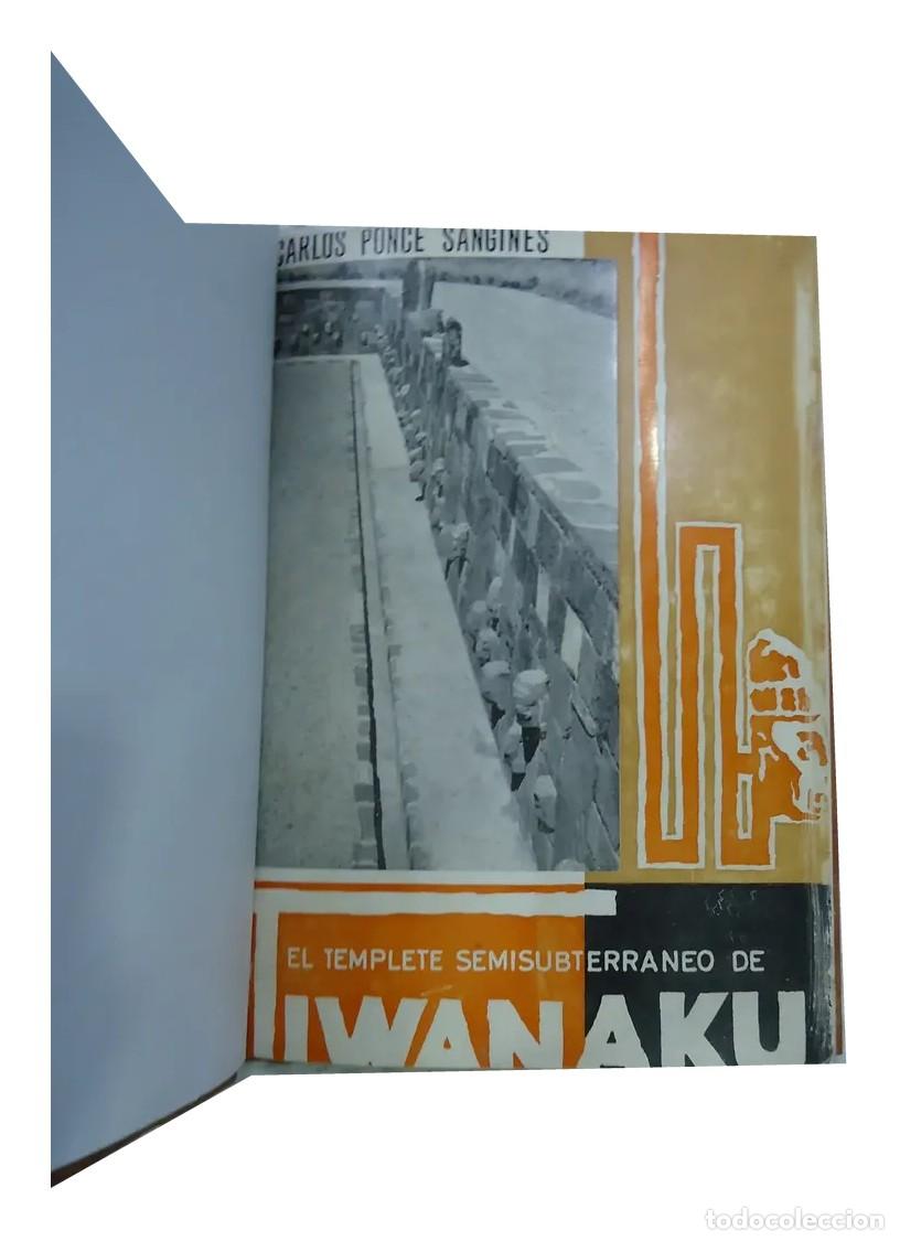 Libros de segunda mano: Carlos Ponce Sangin&eacute;s &ndash; Tiwanaku: el templete semisubterr&aacute;neo LM
