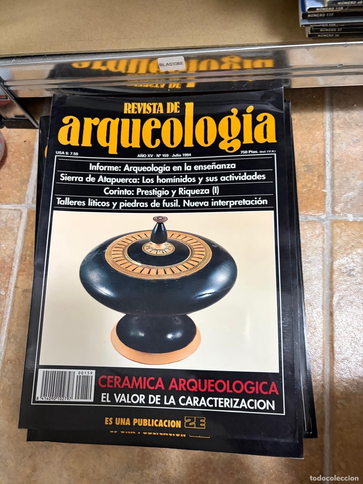 Second hand books: BLAS108E REVISTA DE ARQUEOLOG&Iacute;A CER&Aacute;MICA ARQUEOL&Oacute;GICA EL VALOR DE LA CER&Aacute;MICA 159