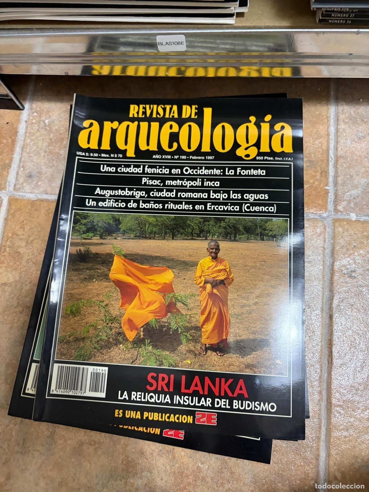 Libros de segunda mano: BLAS108E REVISTA DE ARQUEOLOG&Iacute;A SRI LANKA LA RELIQUIA INSULAR DEL BUDISMO 190