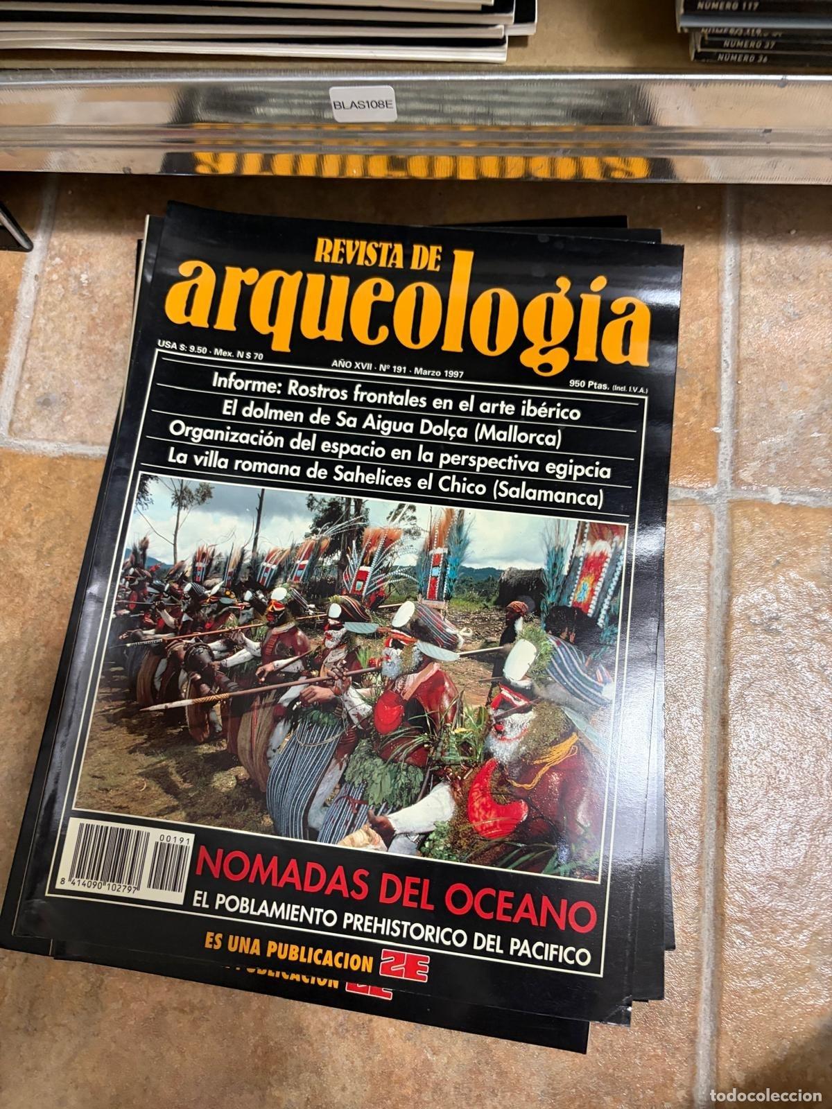 Libros de segunda mano: BLAS108E REVISTA DE ARQUEOLOG&Iacute;A N&Oacute;MADAS DEL OC&Eacute;ANO EL POBLAMIENTO PREHIST&Oacute;RICO DEL PAC&Iacute;FICO 191