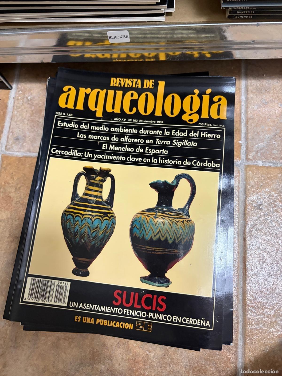 Libros de segunda mano: BLAS108E REVISTA DE ARQUEOLOG&Iacute;A SULCIS 163