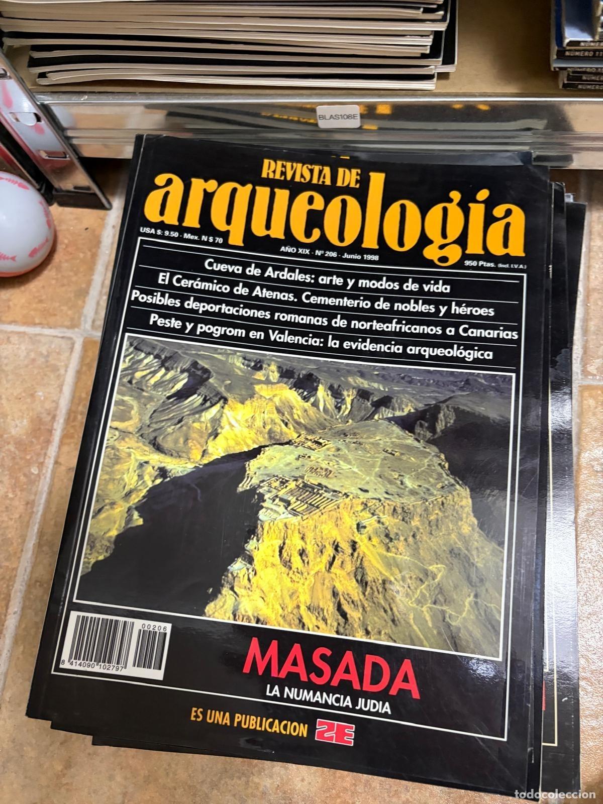Libros de segunda mano: BLAS108E REVISTA DE ARQUEOLOG&Iacute;A N&ordm; 206 MASADA LA NUMANCIA JUD&Iacute;A