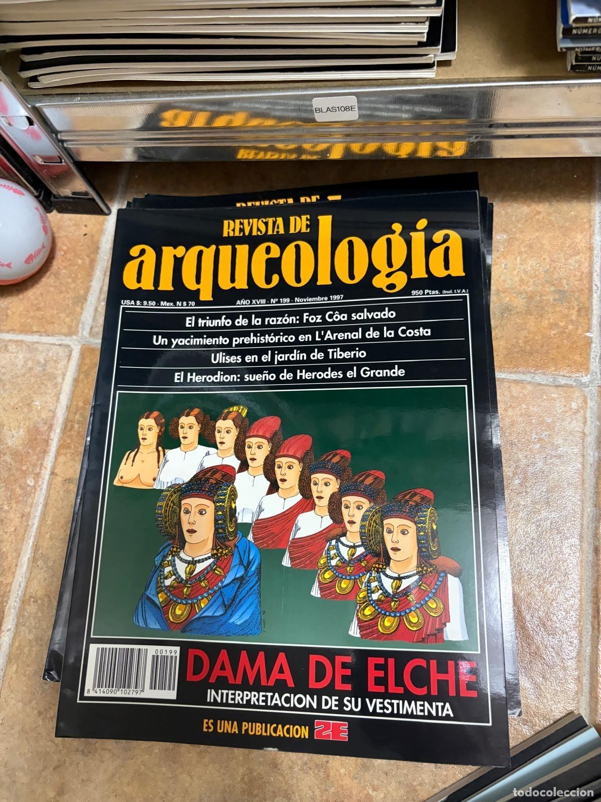 Libros de segunda mano: BLAS108E REVISTA DE ARQUEOLOG&Iacute;A N&ordm; 199 DAMA DE ELCHE INTERPRETACI&Oacute;N DE SU VESTIMENTA 199