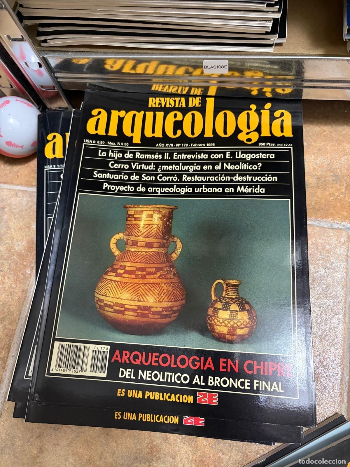 Libros de segunda mano: BLAS108E REVISTA DE ARQUEOLOG&Iacute;A ARQUEOLOG&Iacute;A EN CHIPRE DEL NEOL&Iacute;TICO AL BRONCE FINAL 178