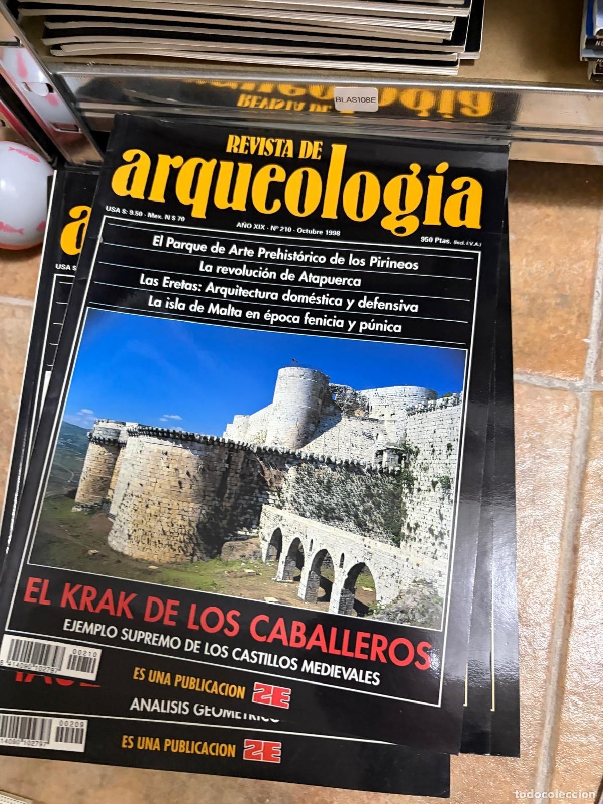 Libros de segunda mano: BLAS108E REVISTA DE ARQUEOLOG&Iacute;A EL KRAK DE LOS CABALLEROS CASTILLOS MEDIEVALES 210