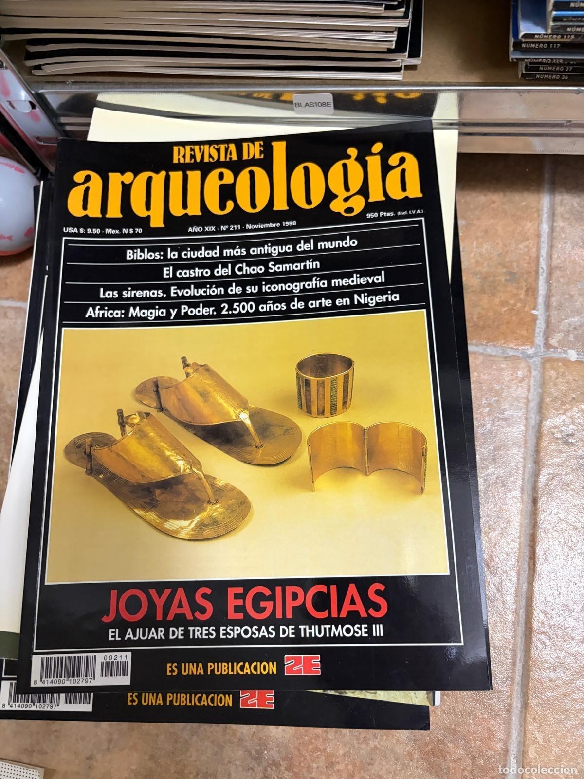 Libros de segunda mano: BLAS108E REVISTA DE ARQUEOLOG&Iacute;A JOYAS EGIPCIAS EL ORO DE LOS FARAONES 211