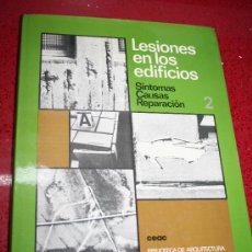 Libros de segunda mano: LESIONES EN LOS EDIFICIOS 2 - SINTOMAS, CAUSAS, REPARACIÓN - CEAC 1981. Lote 27247782