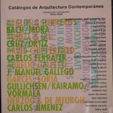 Libros de segunda mano: CATÁLOGOS DE ARQUITECTURA CONTEMPORÁNEA (1994). Lote 18189826