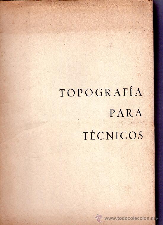 Libros de segunda mano: 1099-TOPOGRAFIA PARA TECNICOS - Foto 1