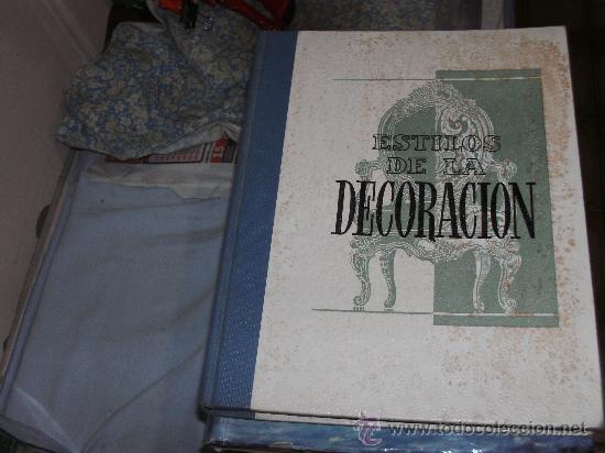 Libros de segunda mano: ESTILOS DE LA DECORACION - Foto 1