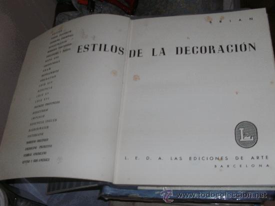 Libros de segunda mano: ESTILOS DE LA DECORACION - Foto 2