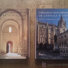 Libros de segunda mano: CATALOGO MONUMENTAL DE CASTILLA Y LEON. BIENES INMUEBLES DECLARADOS. 2 TOMOS.