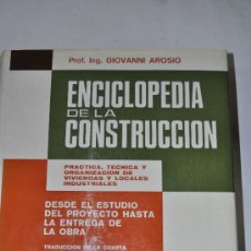 Libros de segunda mano: ENCICLOPEDIA DE LA CONSTRUCCIÓN. PRÁCTICA, TÉCNICA Y ORGANIZACIÓN DE VIVIENDAS Y LOCALES RM60684-V