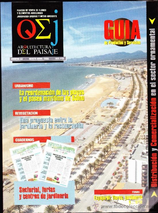 Gebrauchte B&uuml;cher: REVISTA SOBRE &middot;&middot; GUIA &middot;&middot; ARQUITECTURA DEL PAISAJE NUMERO 22 1996